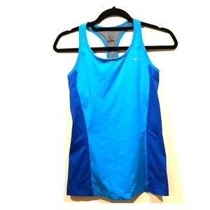Nike dry fit running racer back with built in bra